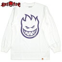 スピットファイヤーウィール SPITFIRE WHEELS BIGHEAD LONGSLEEVE TEE(ホワイト 白 WHITE)スピットファイアロンT SPIT FIREロンT スピットファイアロングTシャツ SPIT FIREロングTシャツ スピットファイアロングスリーブ SPIT FIREロングスリーブ