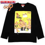 ユキヒーロープロレス 残り0分09秒コブラツイストL/S T(ブラック 黒 BLACK)ユキヒーロープロレスロングTシャツ ユキヒーロープロレスロンT ユキヒーロープロレス長袖 ユキヒーロー長袖