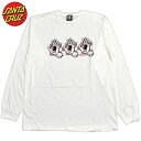 サンタクルーズ SANTA CRUZ CONTEST LONG SLEEVE TEE(ホワイト 白 WHITE)サンタクルーズロンT SANTA CRUZロンT サンタクルーズロンティー SANTA CRUZロンティー サンタクルーズロングスリーブ SANTA CRUZロングスリーブ