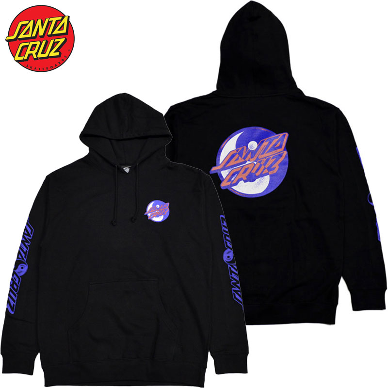  T^N[Y SANTA CRUZ YIN YANG DOT HOODIE(ubN  BLACK)T^p[J SANTACRUZp[J T^vI[o[ SANTACRUZvI[o[