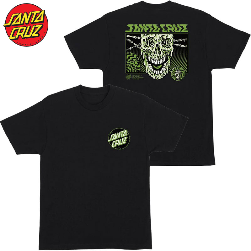 yMTCY Xg1_zT^N[Y SANTA CRUZ TOXIC SKULL S/S T-SHIRTS(ubN  BLACK)T^N[YTVc SANTA CRUZ TVc T^N[Y SANTA CRUZ