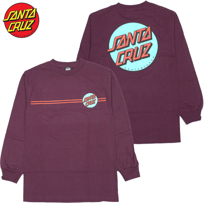 T^N[Y SANTA CRUZ OTHER DOT LONGSLEEVE TEE(o[KfB BURGUNDY)T^N[YT SANTA CRUZT T^N[YOTVc SANTA CRUZOTVc T^N[YOX[u SANTA CRUZOX[u