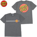 T^N[Y SANTA CRUZ CLASSIC DOT TEE(O[ CHARCOAL HEATHER)T^N[YTVc SANTA CRUZ TVc T^N[Y SANTA CRUZ