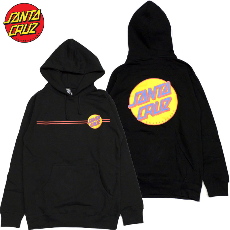 T^N[Y SANTA CRUZ OTHER DOT PULLOVER HOOD(ubN  BLACK)T^p[J SANTACRUZp[J T^vI[o[ SANTACRUZvI[o[