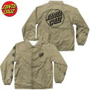 サンタクルーズ SANTA CRUZ OPUS REPEAT COACH JACKET(KHAKI)サンタジャケット SANTACRUZジャケット サンタコーチジャケット SANTACRUZコーチジャケット スクリーミングハンド