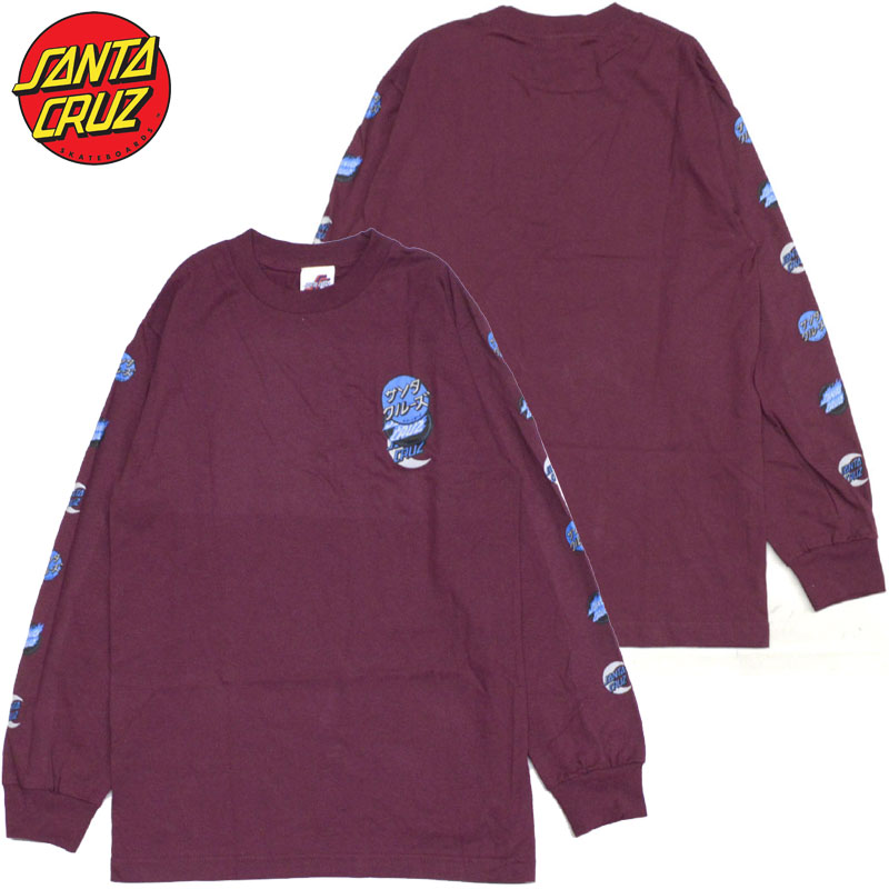 T^N[Y SANTA CRUZ GROUP DOT LONGSLEEVE TEE(o[KfB BURGUNDY)T^N[YT SANTA CRUZT T^N[YOTVc SANTA CRUZOTVc T^N[YOX[u SANTA CRUZOX[u