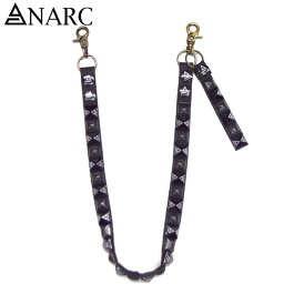 【ラスト1点】送料無料 アナーク ANARC STUDS WALLET CORD COMBI(ブラック 黒 BLACK)アナークウォレットチェーン ANARCウォレットチェーン アナークスタッズ ANARCスタッズ