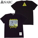 アナーク ANARC DELUSION TEE(ブラック 黒 BLACK/LIME)アナークTシャツ ANARCTシャツ アナーク半袖 ANARC半袖 ロゴ LOGO