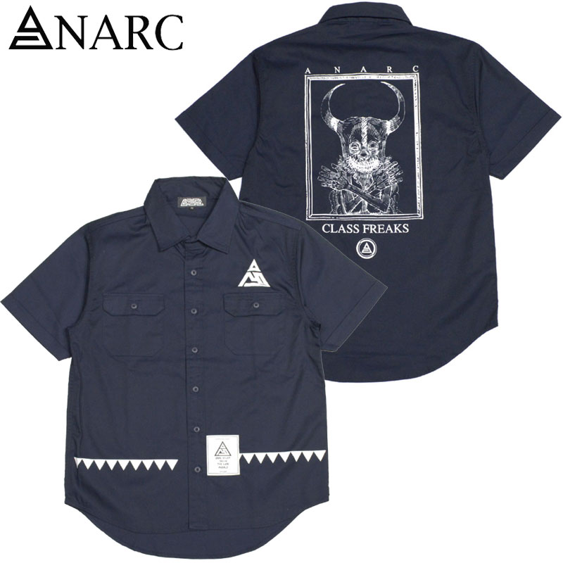 yMTCY Xg1_zAi[N ANARC WORK SHIRT(lCr[ NAVY)Ai[NVc ANARCVc Ai[N[NVc ANARC[NVc Ai[NVc ANARCVc