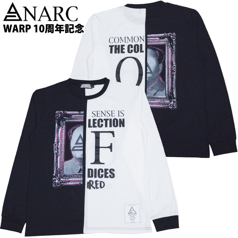 Ai[N ANARC WARPʒ SEPARATE LONG SLEEVE(ubN  BLACK/WHITE)Ai[NT ANARCT Ai[NOTVc ANARCOTVc Ai[N ANARC