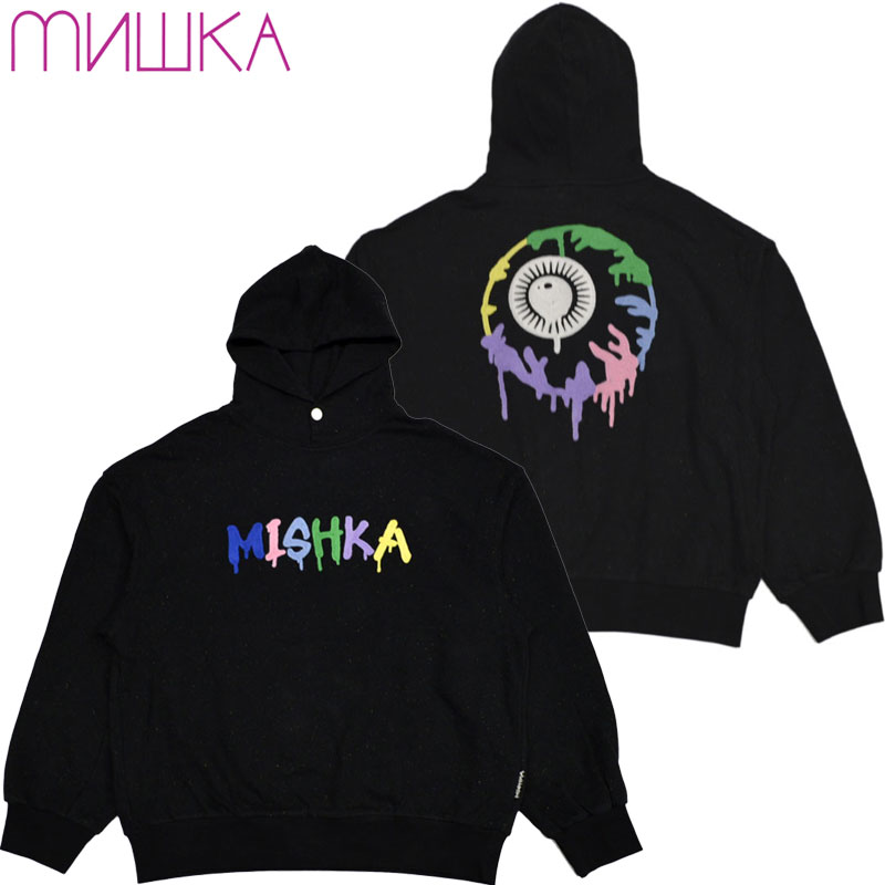  ~VJ MISHKAC COLORFUL K.W EMBROIDERY HOODIE(ubN  BLACK)~VJp[J MISHKAp[J ~VJvI[o[ MISHKAvI[o[ t[fB[ L[vEHb` KEEPWACTH ڋ