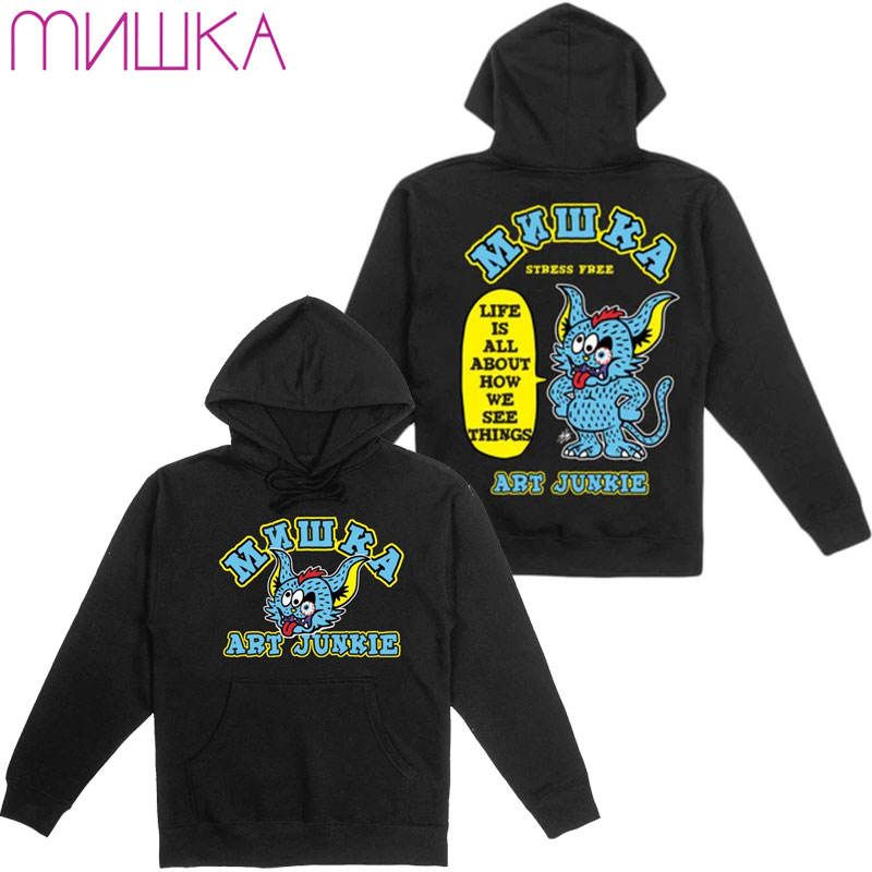  yUSz~VJ MISHKA STRESS FREE HOOD(ubN  BLACK)~VJp[J MISHKAp[J ~VJvI[o[ MISHKAvI[o[ ~VJL[vEHb` MISHKAL[vEHb` KEEPWATCH ڋ ART JUNKIE R{