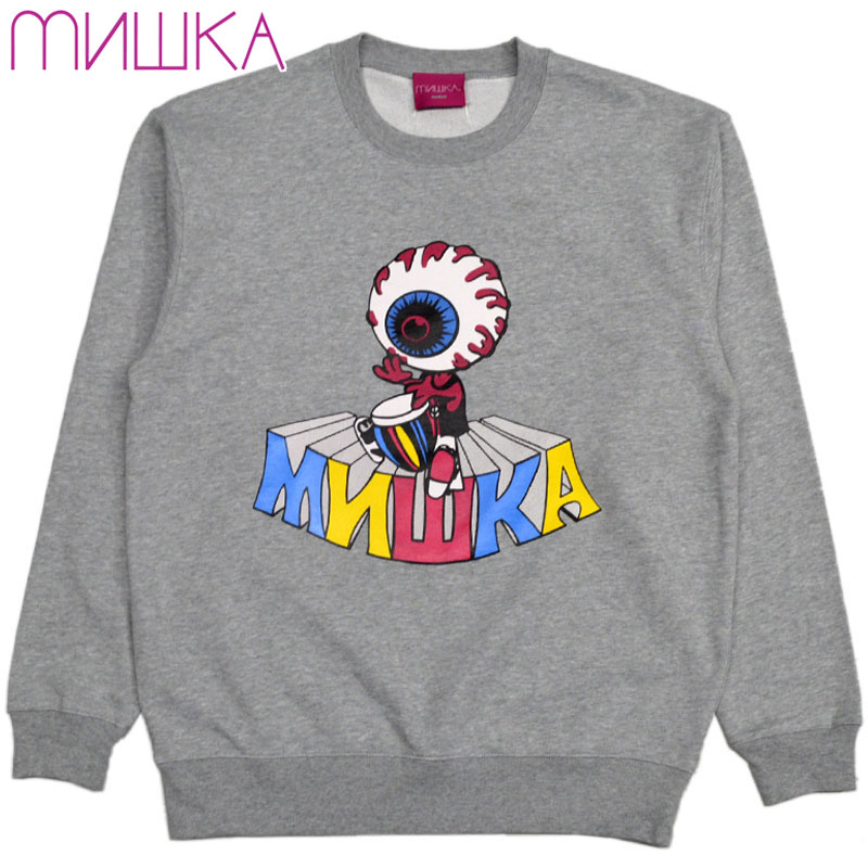  yUSz~VJ MISHKA PEACE LOVE BONGOS CREWNECK(O[ GREY)~VJN[lbN MISHKAN[lbN ~VJXEFbg MISHKAXEFbg ~VJL[vEHb` MISHKAL[vEHb` KEEPWATCH ڋ