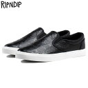 リップンディップ RIPNDIP BLACKOUT CAMO SLIP ON SHOES(BLACK)リップンディップスリッポン RIPNDIPスリッポン リッピンディップスリッポン RIP N DIPスリッポン リップンディップシューズ RIPNDIPシューズ リッピンディップシューズ RIP N DIPシューズ