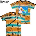 リップンディップ RIPNDIP OPEN MINDED TEE(SUNBURST TIE DYE)リップンディップTシャツ RIPNDIPTシャツ リッピンディップTシャツ RIP N DIPTシャツ リッピンディップ半袖 RIPNDIP半袖