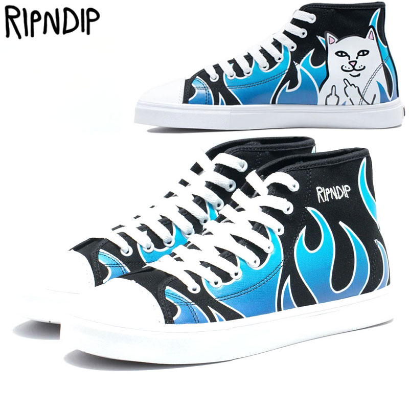 リップンディップ RIPNDIP LORD NERMAL HADES HIGH TOP SHOES(BLUE/BLACK)リップンディップハイカットスニーカー RIPNDIPハイカットスニーカー リッピンディップハイカットスニーカー RIP N DIP靴