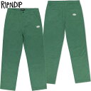 送料無料 リップンディップ RIPNDIP BARRY BONDS COTTON TWILL PANTS(グリーン 緑 PINE)リップンディップツイルパンツ リッピンディップツイルパンツ リップンディップボトム ズボン ステッチ 総柄