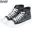 送料無料 リップンディップ RIPNDIP FUCKIN FUCK HIGH TOP SHOES(ブラック 黒 BLACK)リップンディップハイカットスニーカー RIPNDIPハイカットスニーカー リップンディップスニーカー RIPNDIPスニーカー 靴 デニム地