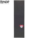 リップンディップ RIPNDIP I LOVE NERM GRIP TAPE(ブラック 黒 BLACK)リップンディップグリップテープ RIPNDIPグリップテープ リッピンディップグリップテープ RIP N DIPグリップテープ リップンディップデッキテープ RIPNDIPデッキテープ