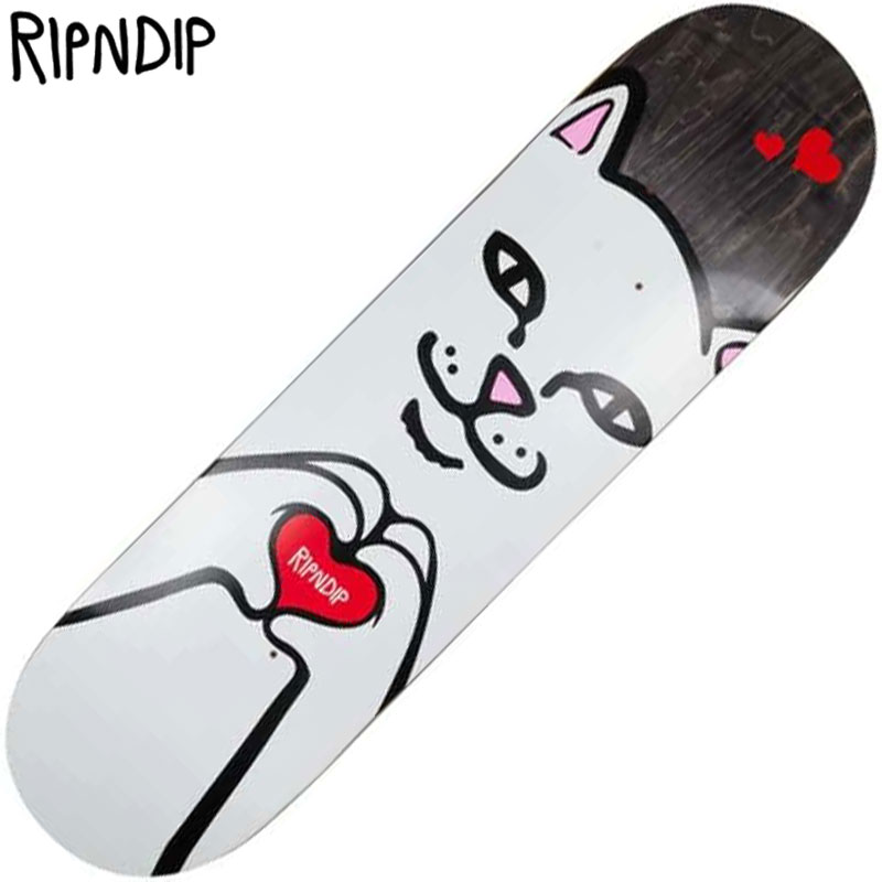 リップンディップ RIPNDIP NERMAL LOVES SKATEBOARD DECK(ブラック 黒 BLACK)リップンディップデッキ RIPNDIPデッキ リッピンディップデッキ RIP N DIPデッキ リップンディップスケートボード RIPNDIPスケートボード リッピンディップスケボー