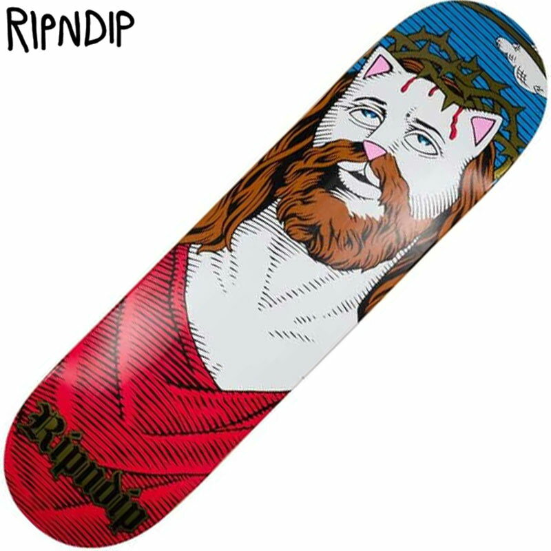 【ラスト1点】リップンディップ RIPNDIP LORD SAVIOR NERM SKATEBOARD DECK(ブルー 青 BLUE)リップンディップデッキ RIPNDIPデッキ リッピンディップデッキ RIP N DIPデッキ リップンディップスケートボード RIPNDIPスケートボード リッピンディップスケボー