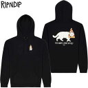 送料無料 リップンディップ RIPNDIP WANNA PIECE OF ME HOODIE(ブラック 黒 BLACK)リップンディップパーカ RIPNDIPパーカ リップンディッププルオーバー リッピンディップフーディー RIPNDIPフーディー