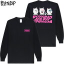 楽天WARP WEB SHOP 楽天市場店リップンディップ RIPNDIP SHROOM DIET LONG SLEEVE（ブラック 黒 BLACK）リップンディップロンT RIPNDIPロンT リップンディップロンティー RIPNDIPロンティー