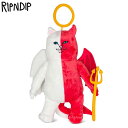 リップンディップ RIPNDIP HEAVEN ＆ HELL PLUSH TOY(ホワイト 白 レッド 赤 WHITE/RED)リップンディップぬいぐるみ RIPNDIPぬいぐるみ リップンディップおもちゃ RIPNDIPトイ