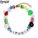 送料無料 リップンディップ RIPNDIP RIPNDIP PLUR BEADED BRACELET(MULTI)リップンディップブレスレット RIPNDIPブレスレット リップンディップグッズ RIPNDIPグッズ アクセサリー