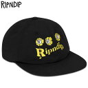 リップンディップ RIPNDIP FUNNY THING STRAPBACK(ブラック 黒 BLACK)リップンディップキャップ RIPNDIPキャップ リップンディップ帽子 RIPNDIP帽子