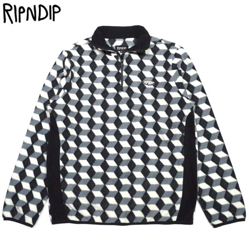 リップンディップ RIPNDIP DIZZY BRUSHED FLEECE HALF ZIP JACKET ( RUBBER PATCH ON FRONT ) ( ブラック 黒 BLACK ) リップンディップフリース RIPNDIPフリース リップンディップハーフジップ RIPNDIPプルハーフジップ RIP N DIP リップンディップ RIPNDIP DIZZY BRUSHED FLEECE HALF ZIP JACKET ( RUBBER PATCH ON FRONT ) ( ブラック 黒 BLACK ) リップンディップフリース RIPNDIPフリース リップンディップハーフジップ RIPNDIPプルハーフジップ RIP N DIP