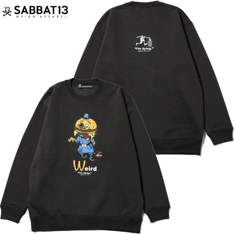 TogT[eB[ SABBAT13 OFFICER SWEAT(ubN  SUMI)TogT[eB[XEFbg SABBAT13XEFbg