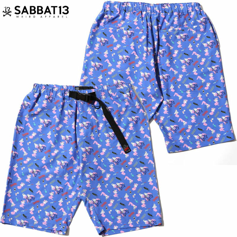 y\tz TogT[eB[ SABBAT13 SPOOKY GIRL SHORTS(u[  BLUE)SABBAT13V[c TogT[eB[V[c SABBAT13{g TogT[eB[{g ZbgAbv