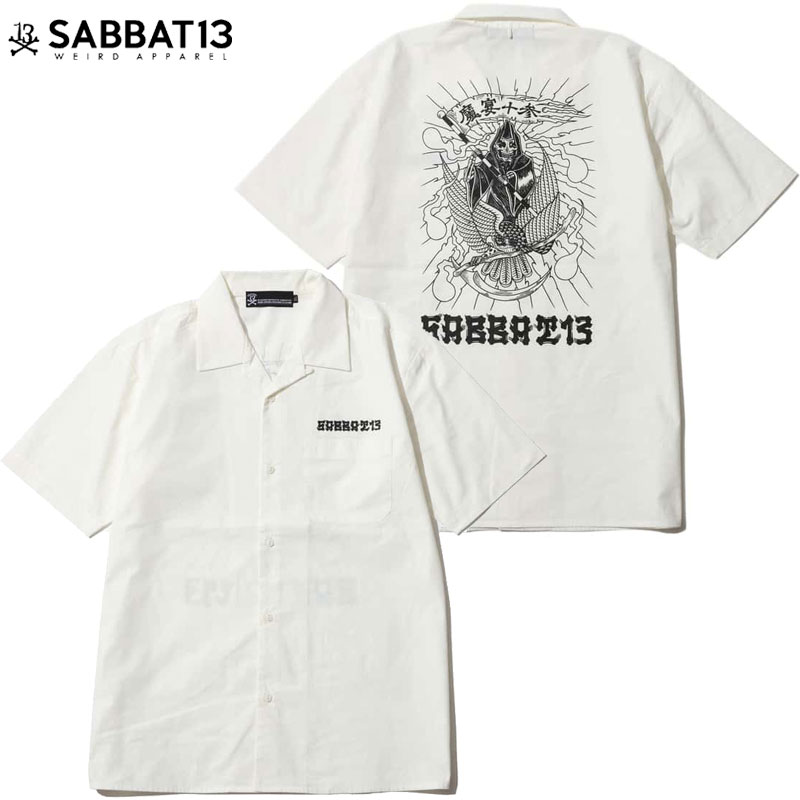  TogT[eB[ SABBAT13 DEATH HAWK S/S SHIRTS(zCg  WHITE)SABBAT13Vc TogT[eB[Vc SABBAT13Vc TogT[eB[Vc VNXN[