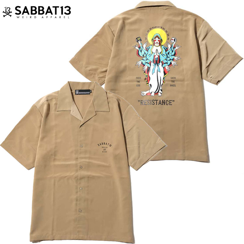  TogT[eB[ SABBAT13 13HANDS MARIA S/S SHIRTS(x[W SAND KHAKI)SABBAT13Vc TogT[eB[Vc SABBAT13Vc TogT[eB[Vc