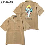 【予約受付】送料無料 サバトサーティーン SABBAT13 13HANDS MARIA S/S SHIRTS(ベージュ SAND KHAKI)SABBAT13シャツ サバトサーティーンシャツ SABBAT13半袖シャツ サバトサーティーン半袖シャツ