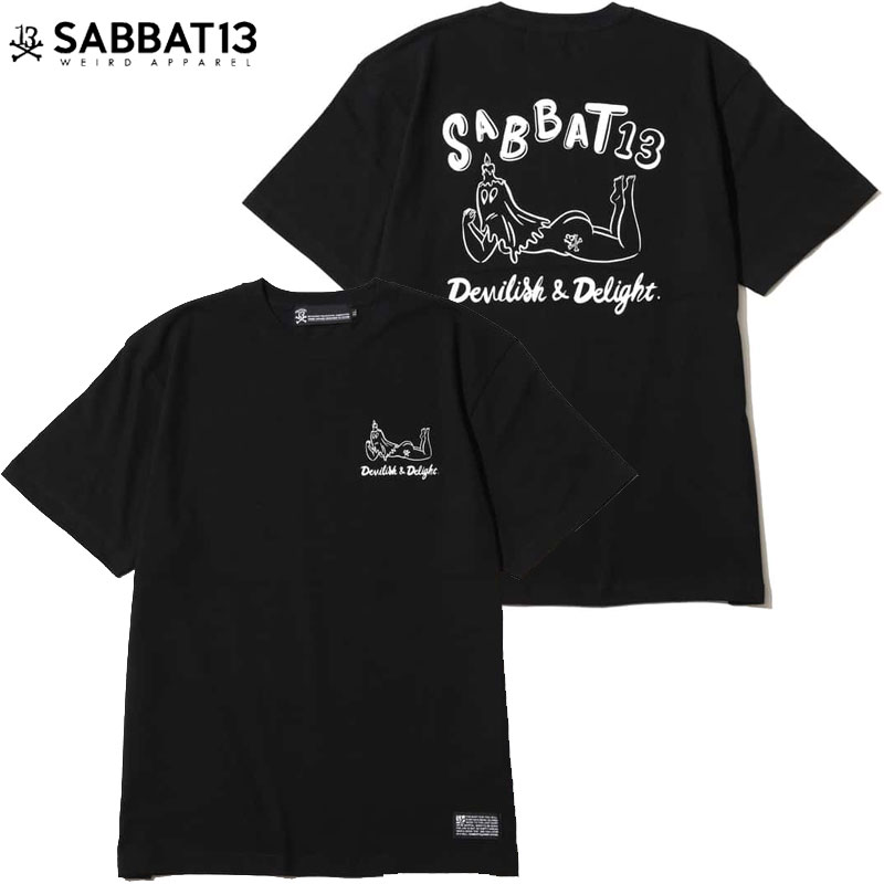 楽天WARP WEB SHOP 楽天市場店サバトサーティーン SABBAT13 SPOOKY GIRL T-SH（ブラック 黒 BLACK）SABBAT13Tシャツ サバトサーティーンTシャツ SABBAT13半袖 サバトサーティーン半袖