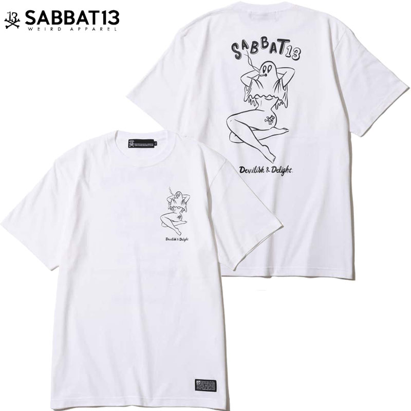 TogT[eB[ SABBAT13 SMORKY GIRL T-SH(zCg  WHITE)SABBAT13TVc TogT[eB[TVc SABBAT13 TogT[eB[