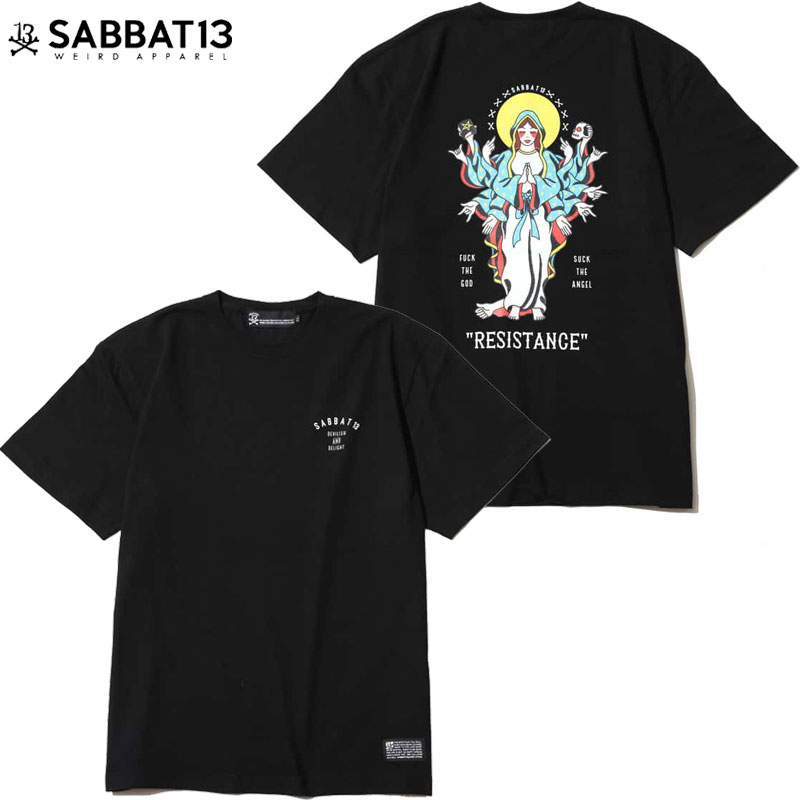 TogT[eB[ SABBAT13 13HANDS MARIA T-SH(ubN  BLACK)SABBAT13TVc TogT[eB[TVc SABBAT13 TogT[eB[