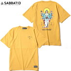 【予約受付】サバトサーティーン SABBAT13 13HANDS MARIA T-SH(イエロー HAZY YELLOW)SABBAT13Tシャツ サバトサーティーンTシャツ SABBAT13半袖 サバトサーティーン半袖