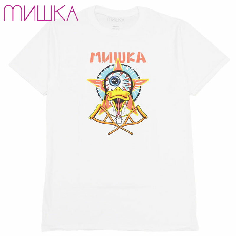 ~VJ MISHKA BROKEN DUCK DIVISION TEE(zCg  WHITE)~VJTVc MISHKATVc ~VJ MISHKA L[vEHb` KEEP WATCH KEEPWATCH ڋ.