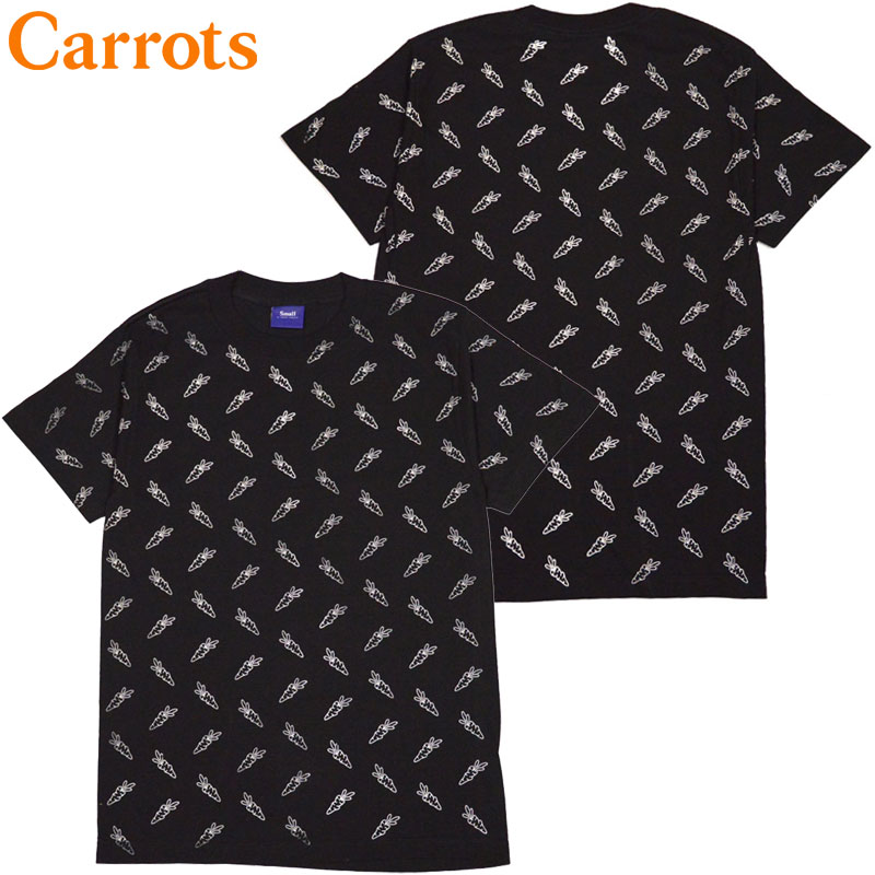 Lbc Carrots ALL OVER CARROTS T-SHIRT(ubN  BLACK)LbcTVc CarrotsTVc Lbc Carrots carrots CARROTS.