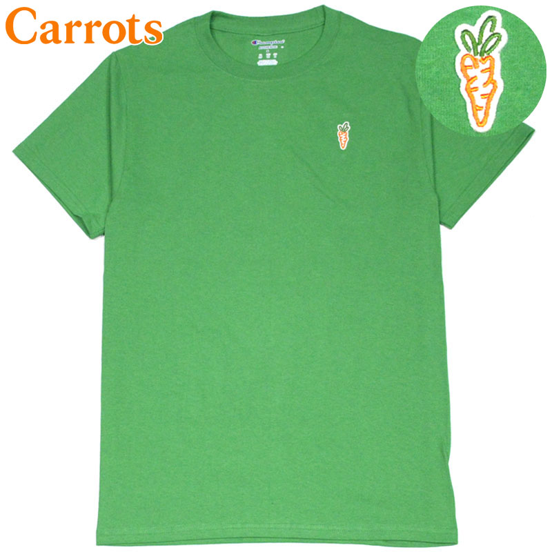 Lbc Carrots CHAMPION CARROT CHEST HIT T-SHIRT(O[  GREEN)LbcTVc CarrotsTVc Lbc Carrots `sI CHAMPION