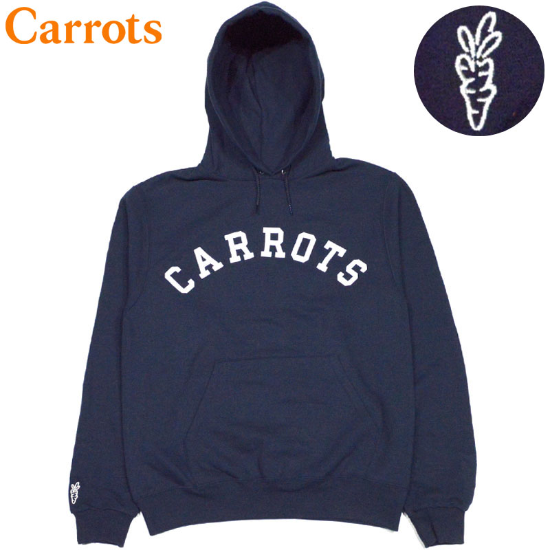 キャロッツ Carrots CHAMPION COLLEGIATE HOODIE ( ネイビー NAVY ) キャロッツパーカ Carrotsパーカ キャロッツプルオーバー Carrotsプルオーバー チャンピョン CHAMPION.