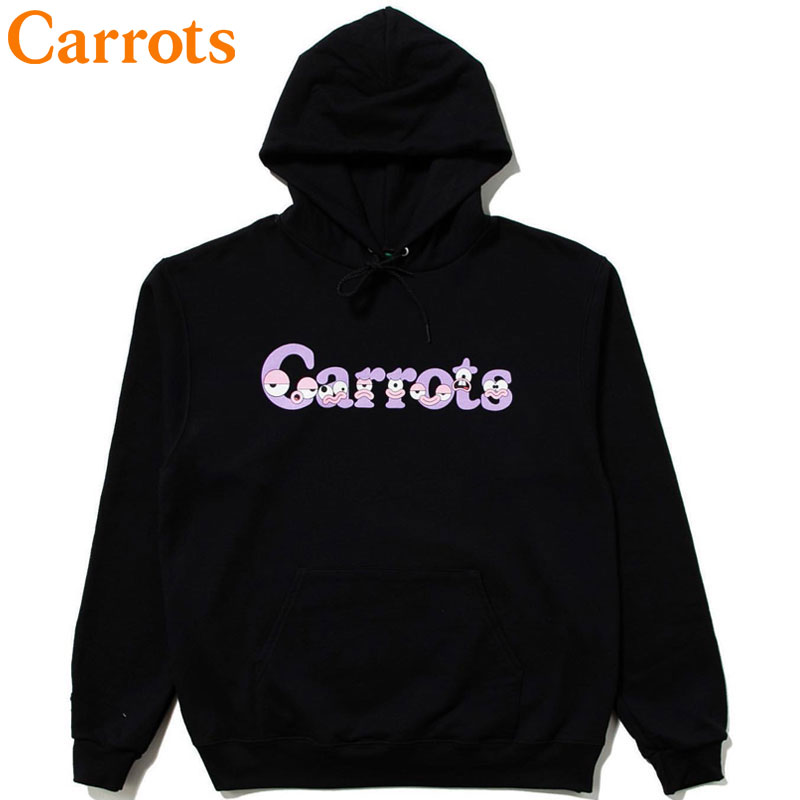 送料無料 キャロッツ Carrots WORDMARK HOODIE(ブラック 黒 BLACK)キャロッツパーカ Carrotsパーカ キャロッツプルオーバー Carrotsプルオーバー チャンピョン CHAMPION