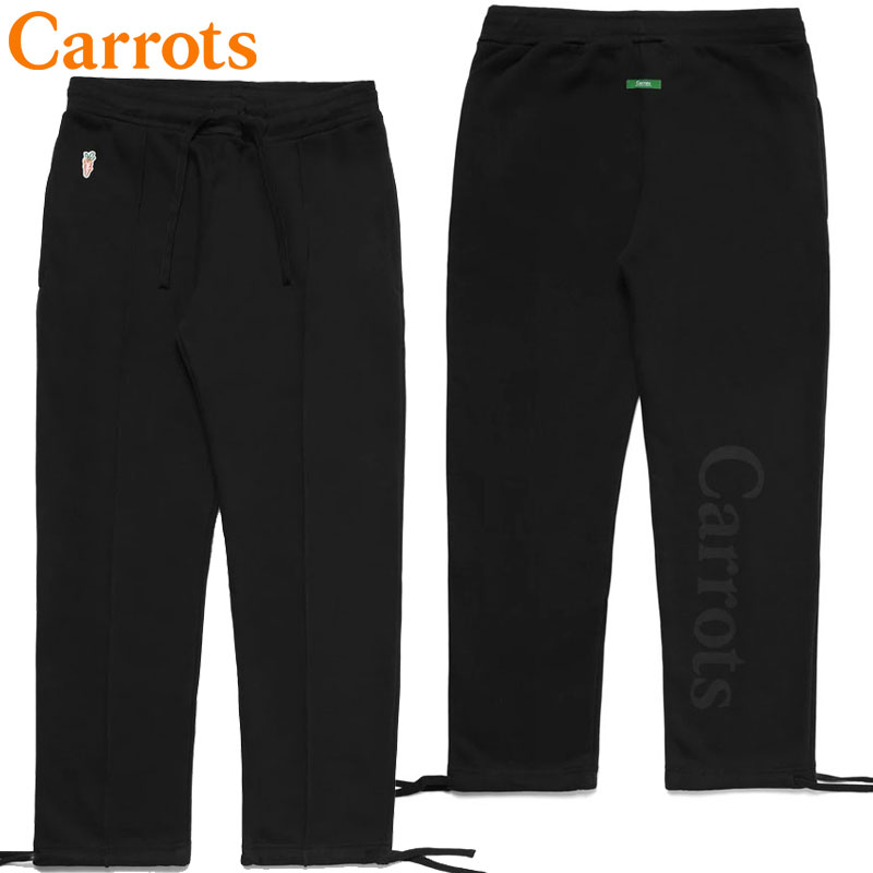 送料無料 キャロッツ Carrots SIGNATURE CARROT SWEAT PANTS(ブラック 黒 BLACK)キャロッツスウェットパンツ Carrotsスウェットパンツ キャロッツパンツ Carrotsパンツ キャロッツボトム Carrotsボトム