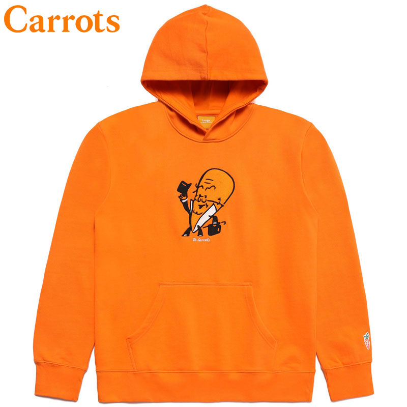 送料無料 キャロッツ Carrots DOCTOR CARROT HOODIE(オレンジ ORANGE)キャロッツパーカ Carrotsパーカ キャロッツプルオーバー Carrotsプルオーバー