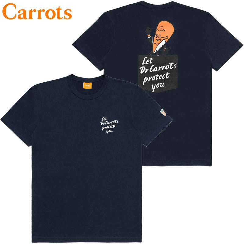 キャロッツ Carrots DR CARROTS TEE(ネイビー NAVY)キャロッツTシャツ CarrotsTシャツ キャロッツ半袖 Carrots半袖 carrots CARROTS