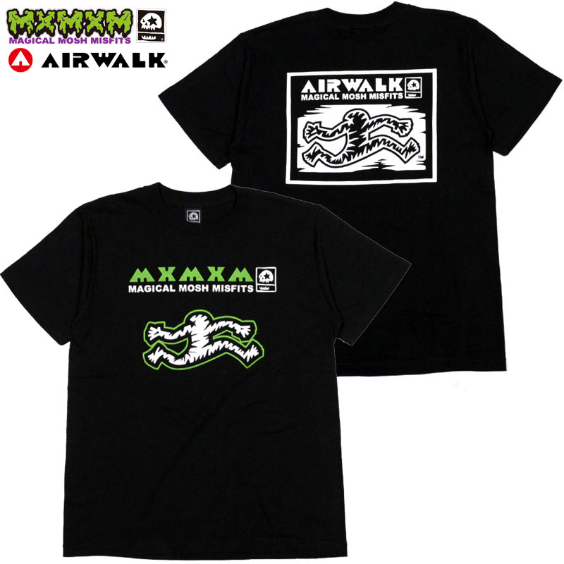 マジカルモッシュミスフィッツ MAGICAL MOSH MISFITS AIRWALK x MxMxM “MAGICAL MOSH OLLIEMAN” TEE(グリーン 緑 GREEN)マジカルモッシュミスフィッツTシャツ MAGICAL MOSH MISFITSTシャツ マモミTシャツ マモミ半袖 マジカルモッシュミスフィッツ半袖 エアウォークコラボ