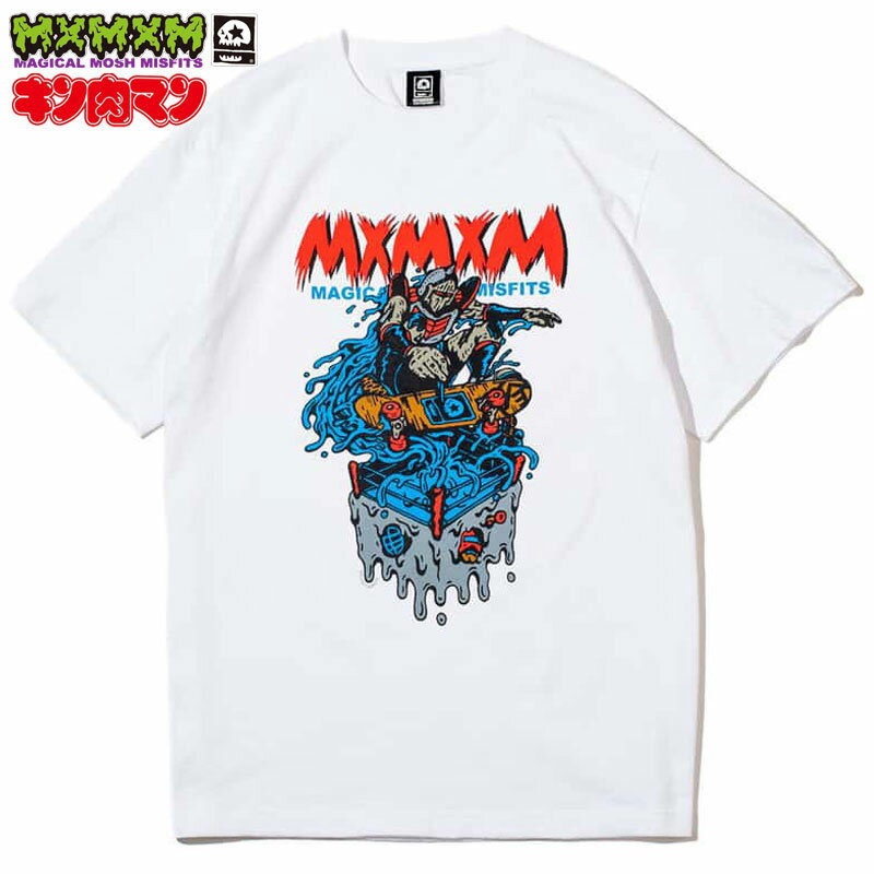 マジカルモッシュミスフィッツ MAGICAL MOSH MISFITS キン肉マン x MxMxM CHOPSTICK ROBIN TEE(ホワイト 白 WHITE)マジカルモッシュミスフィッツTシャツ MAGICAL MOSH MISFITSTシャツ マモミTシャツ マモミティーシャツ MMM キン肉マン コラボ